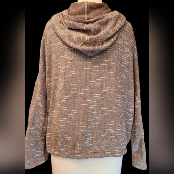 American Rag metallic brown/tan cardigan - Picture 3 of 10